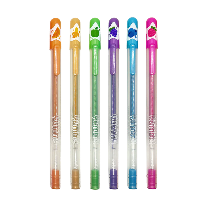 Yummy Yummy Scented Gel Pens - Metallic - Set of 6 | OOLY