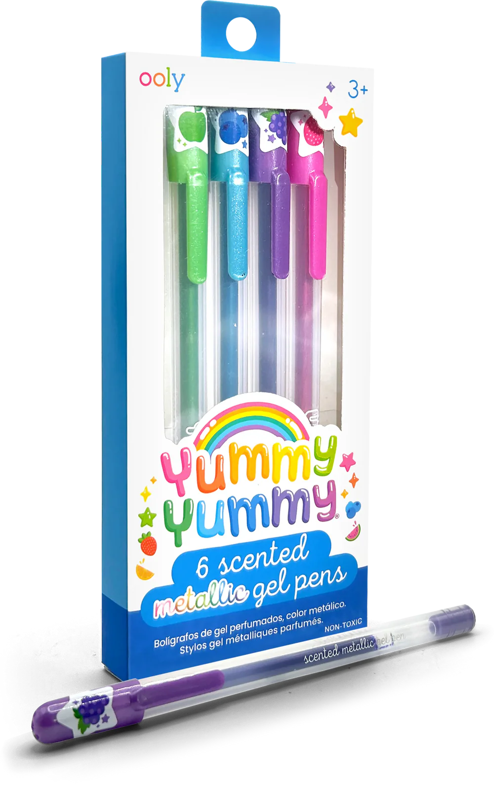 Yummy Yummy Scented Gel Pens - Metallic - Set of 6 | OOLY