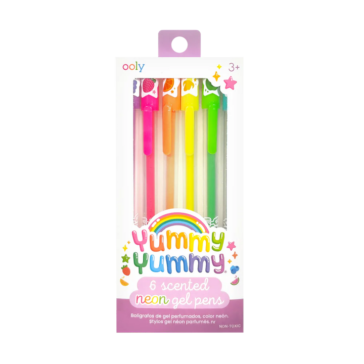 Yummy Yummy Scented Gel Pens - Neon - Set of 6 | OOLY