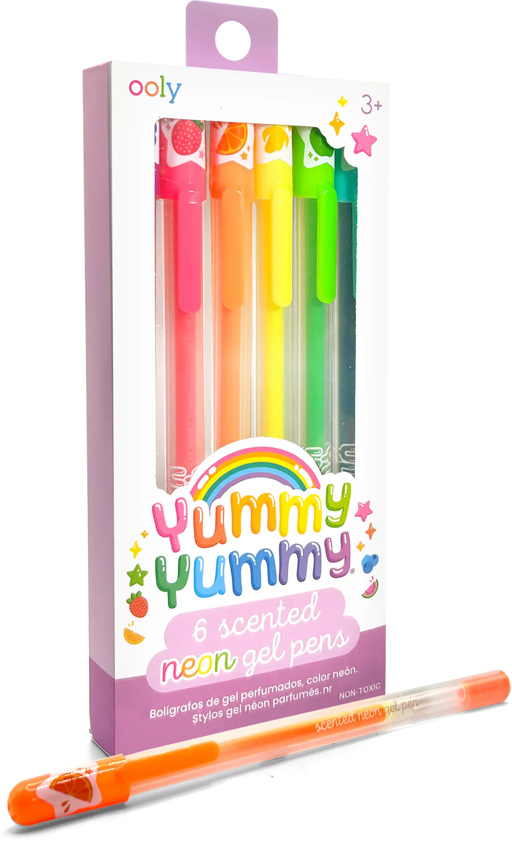 Yummy Yummy Scented Gel Pens - Neon - Set of 6 | OOLY