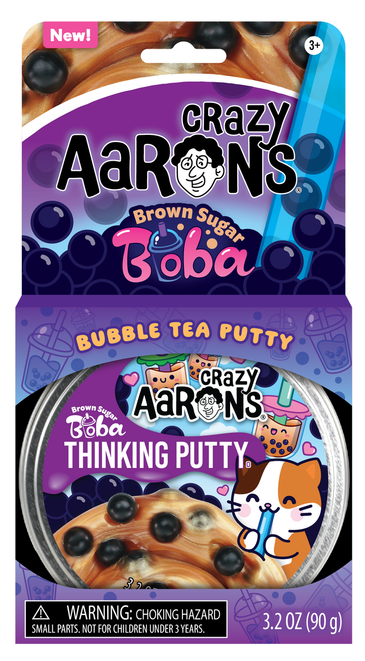 Thinking Putty Tin - Brown Sugar Boba 4" | Crazy Aarons