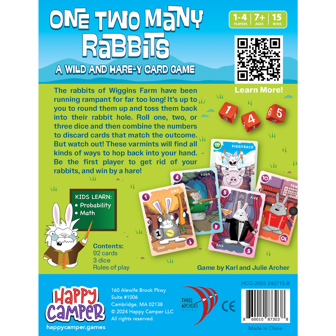 One Two Many Rabbits Game | Happy Camper