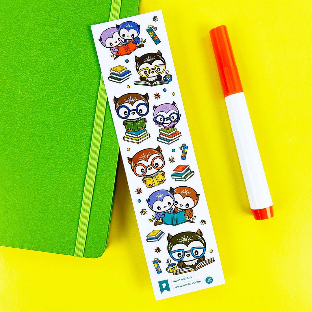 Night Readers Stickers | Pipsticks