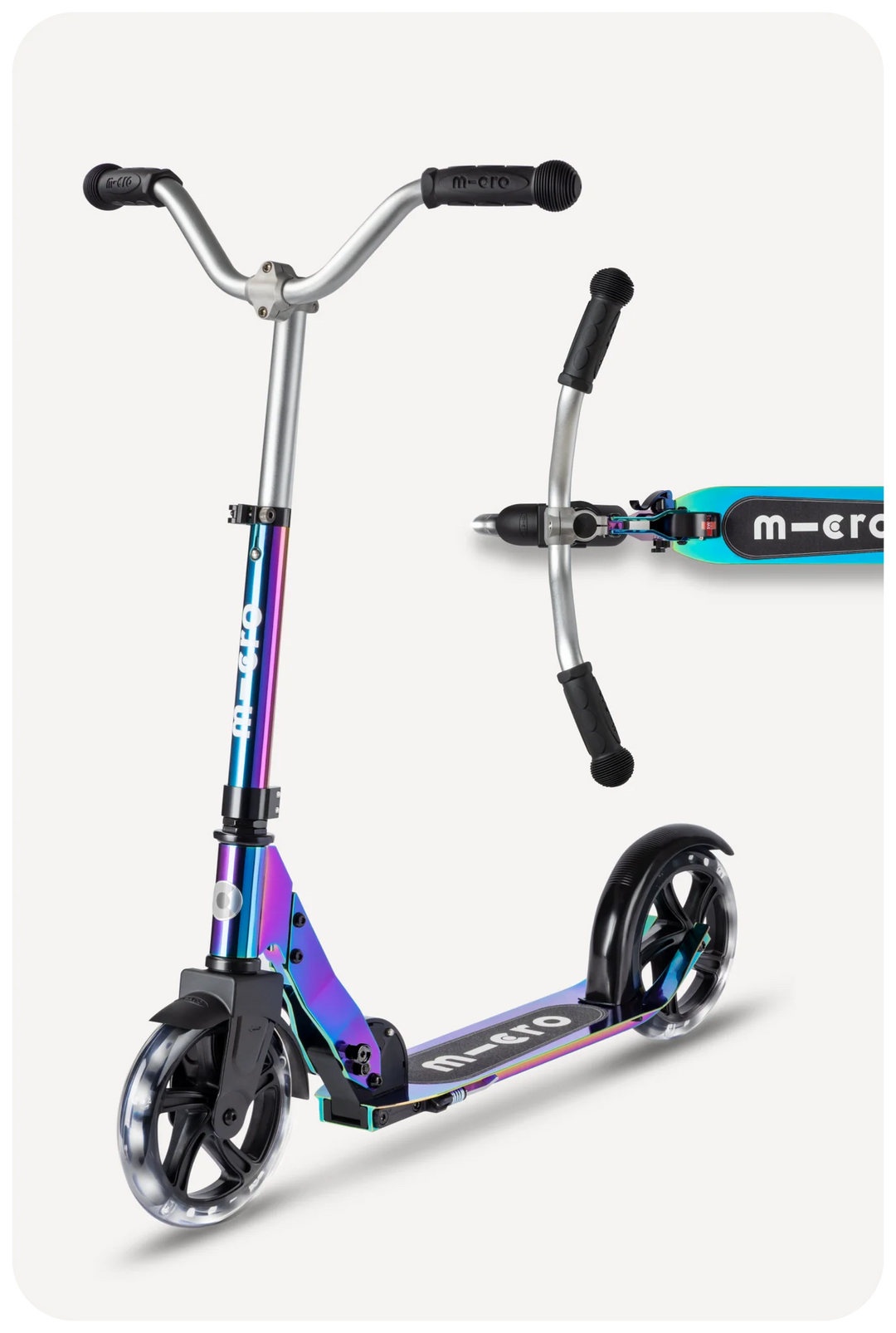 Micro Cruiser LED Scooter: Neochrome - LOCAL PICK UP ONLY