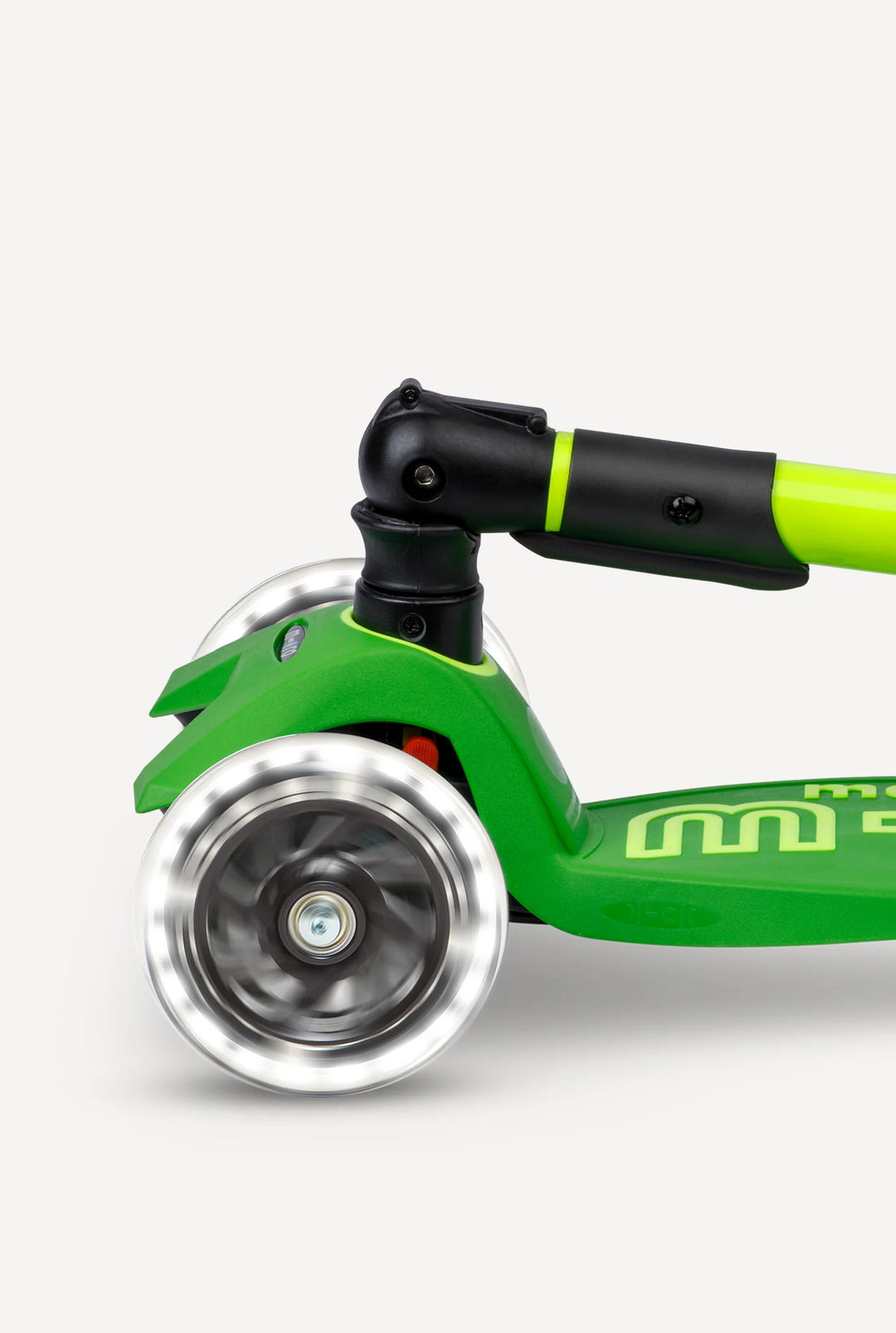 Micro Maxi Foldable LED Scooter - Neon Parrot Green | Micro - LOCAL PICKUP ONLY