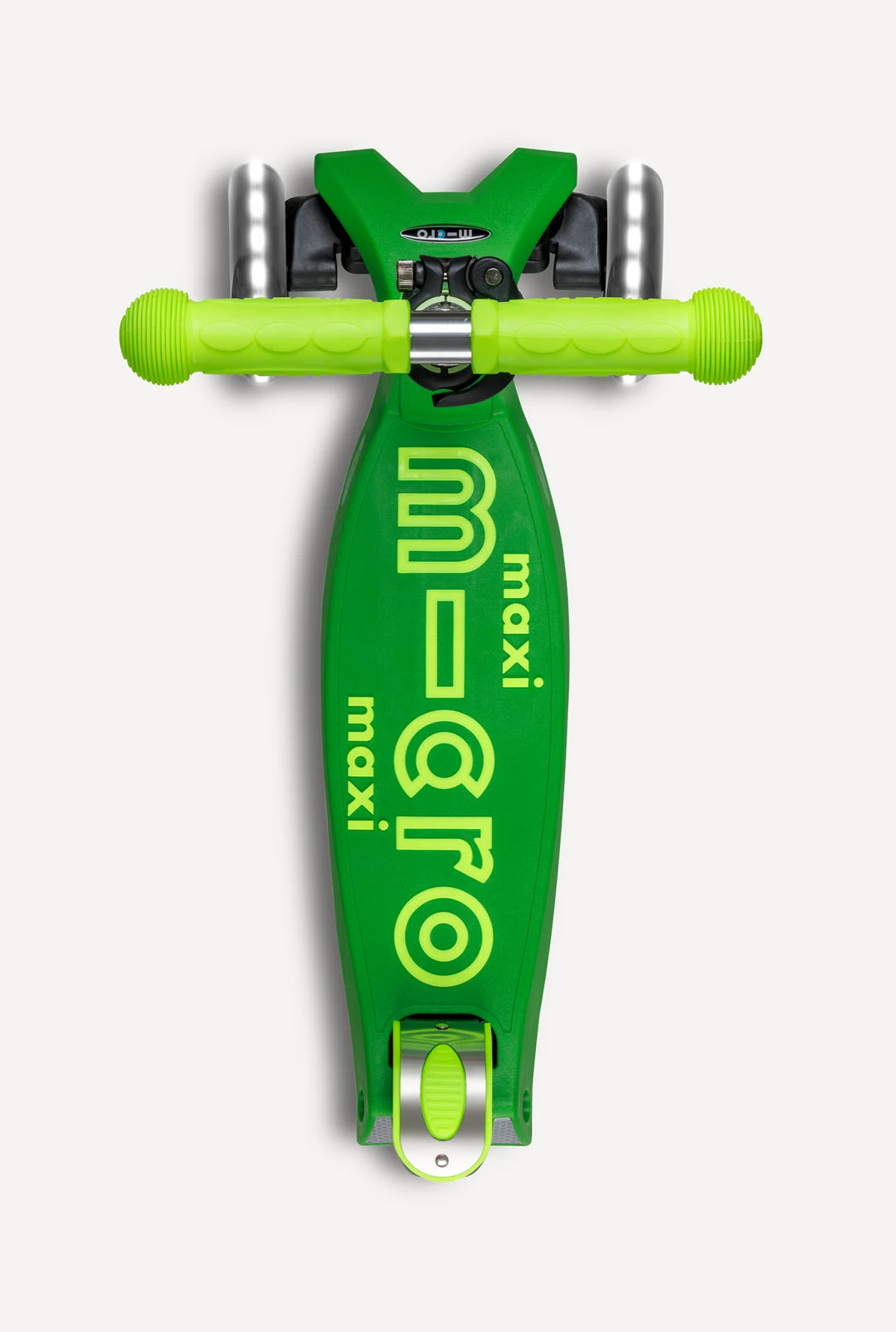Micro Maxi Foldable LED Scooter - Neon Parrot Green | Micro - LOCAL PICKUP ONLY