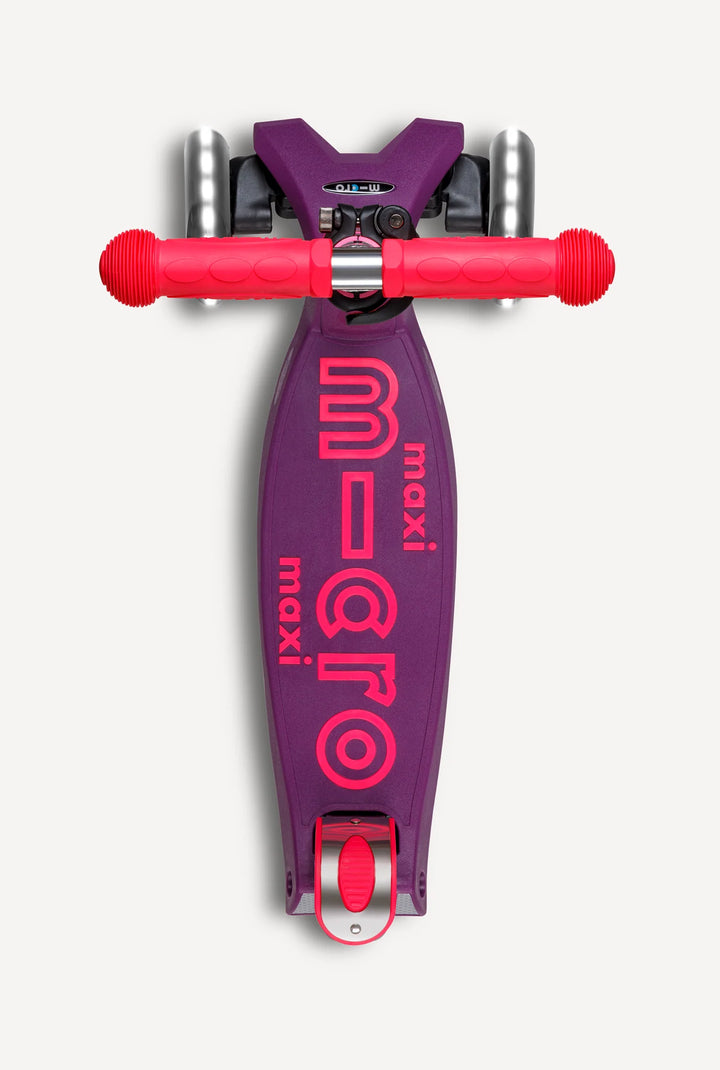Micro Maxi Foldable LED Scooter - Neon Ultra Pink | Micro - LOCAL PICKUP ONLY
