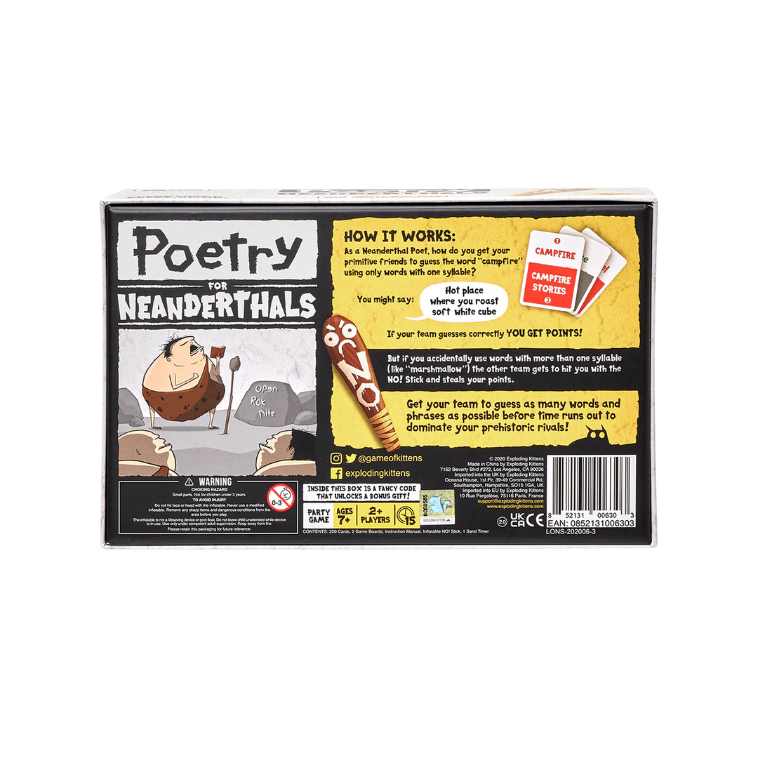 Poetry for Neanderthals | ACD Games