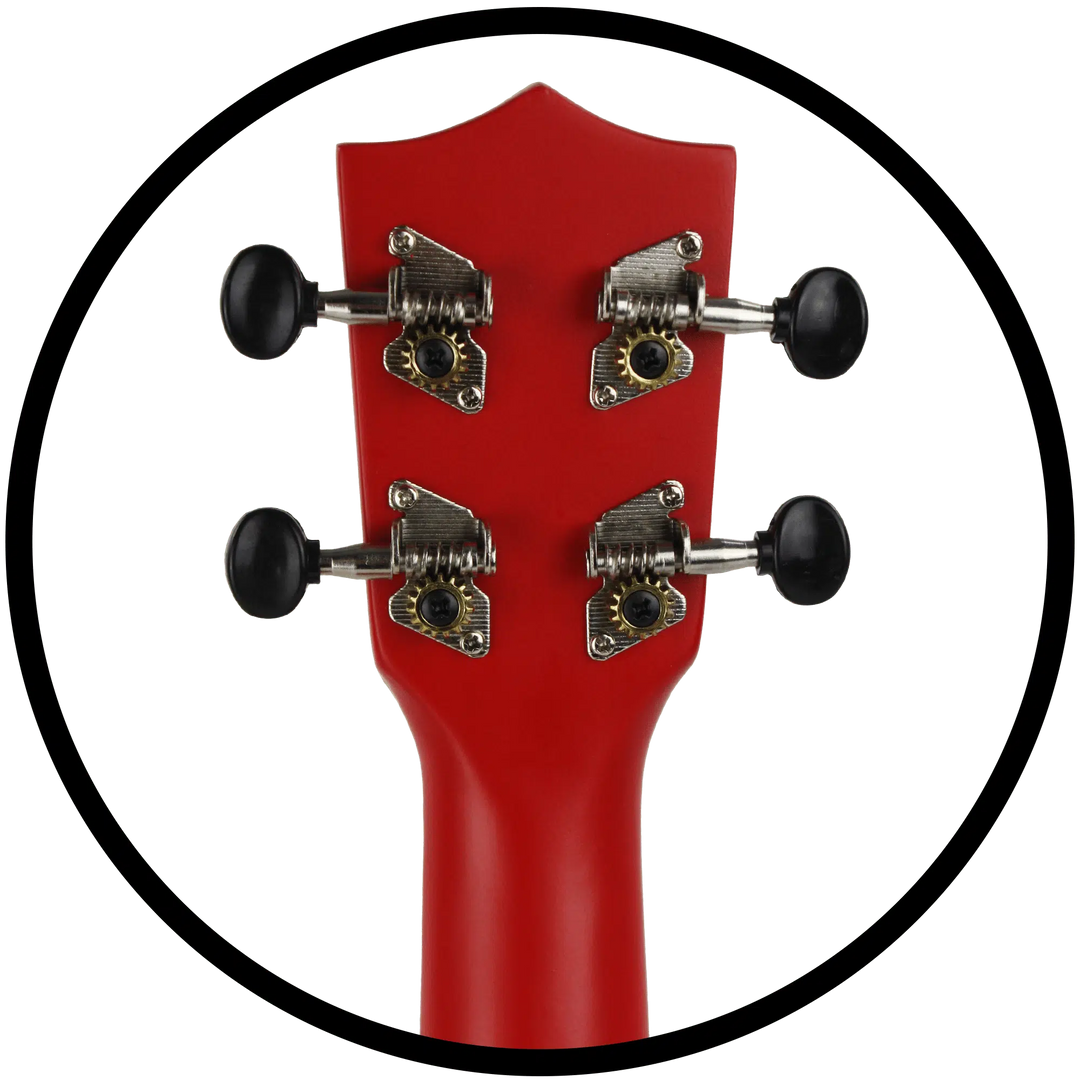 Penguin Tropical Tomato Red Ukulele, Soprano | Amahi - LOCAL PICK UP ONLY