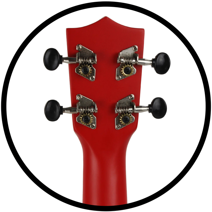 Penguin Tropical Tomato Red Ukulele, Soprano | Amahi - LOCAL PICK UP ONLY