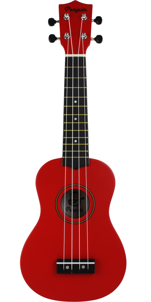 Penguin Tropical Tomato Red Ukulele, Soprano | Amahi - LOCAL PICK UP ONLY