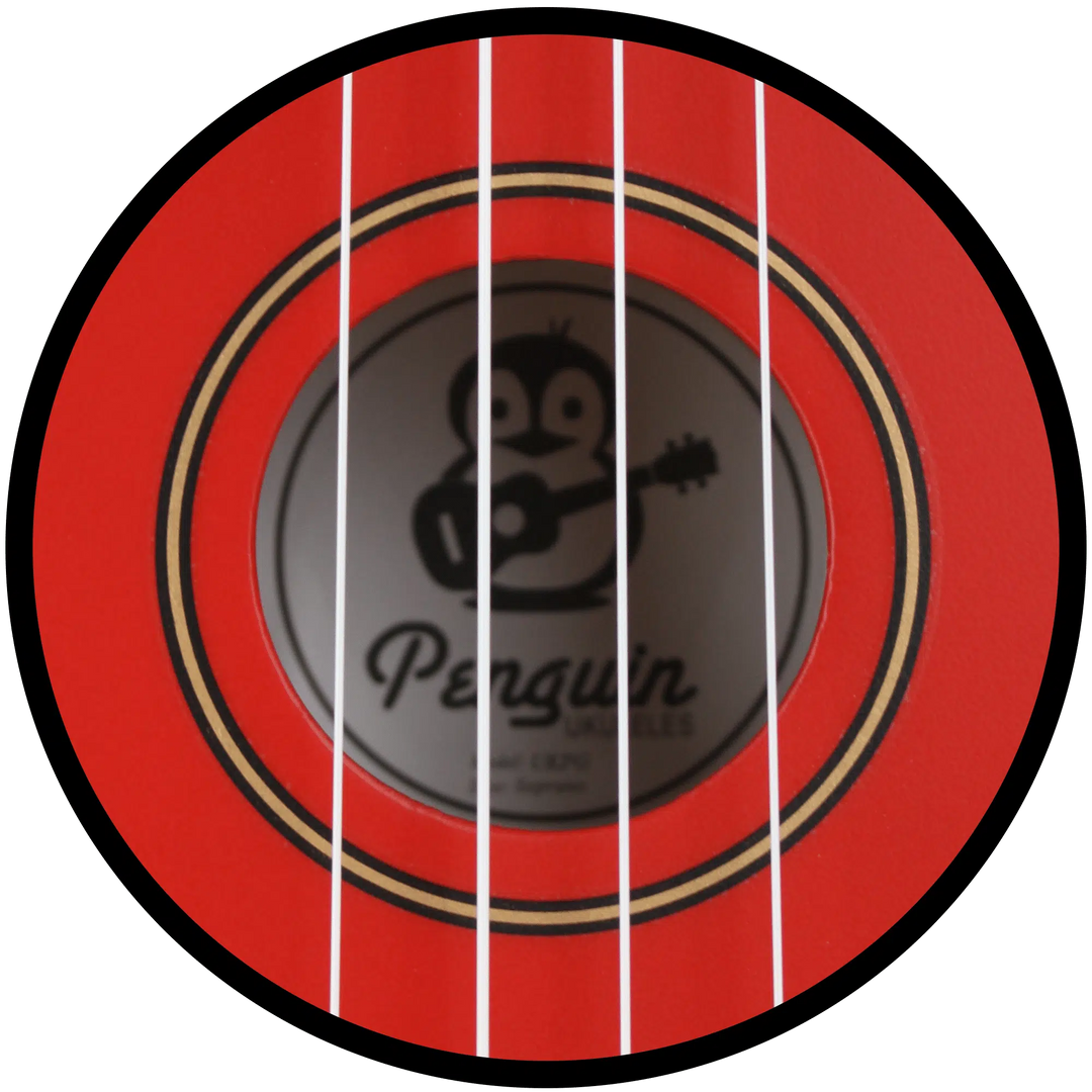 Penguin Tropical Tomato Red Ukulele, Soprano | Amahi - LOCAL PICK UP ONLY