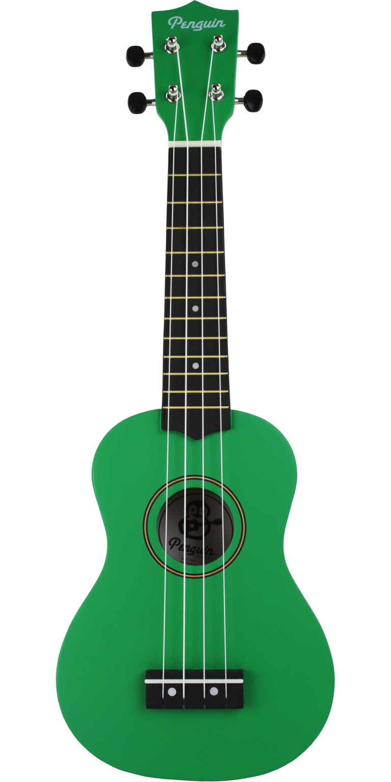 Penguin Tropical Shamrock Green Ukulele, Soprano | Amahi - LOCAL PICK UP ONLY