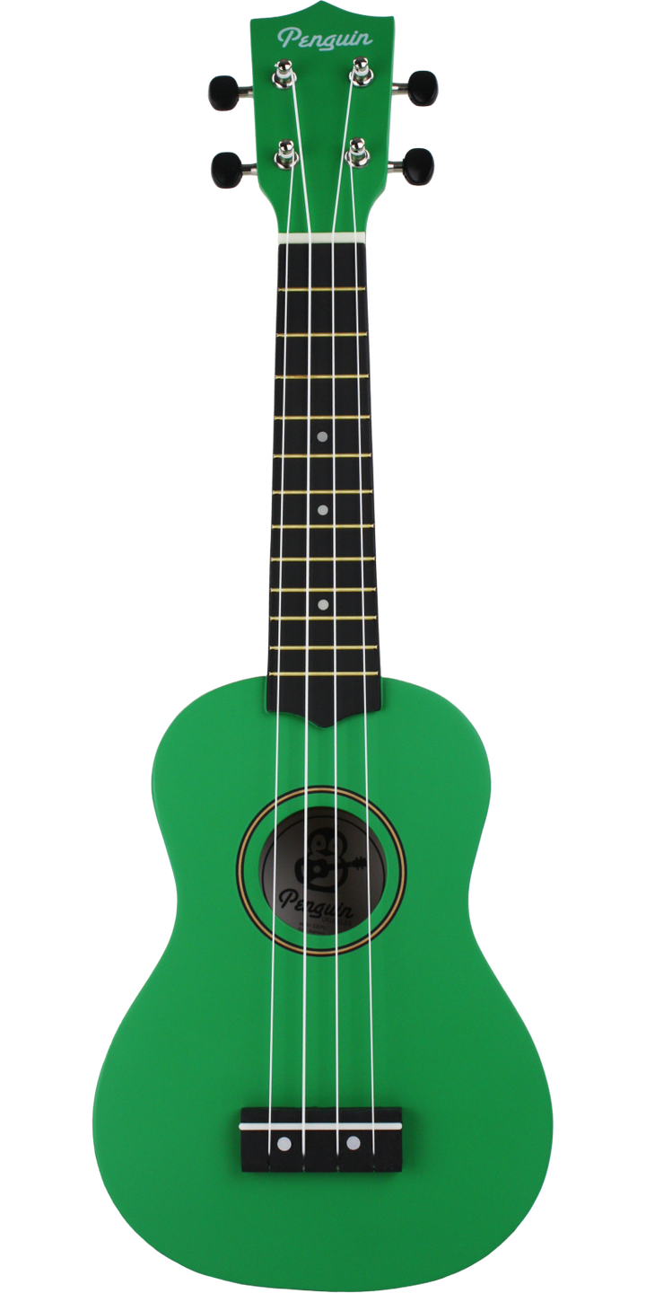Penguin Tropical Shamrock Green Ukulele, Soprano | Amahi - LOCAL PICK UP ONLY