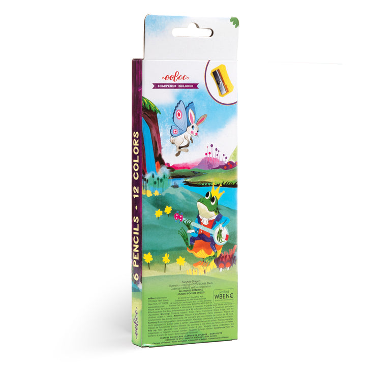 Fairytale Dragon 6 Jumbo Special Pencils | eeBoo