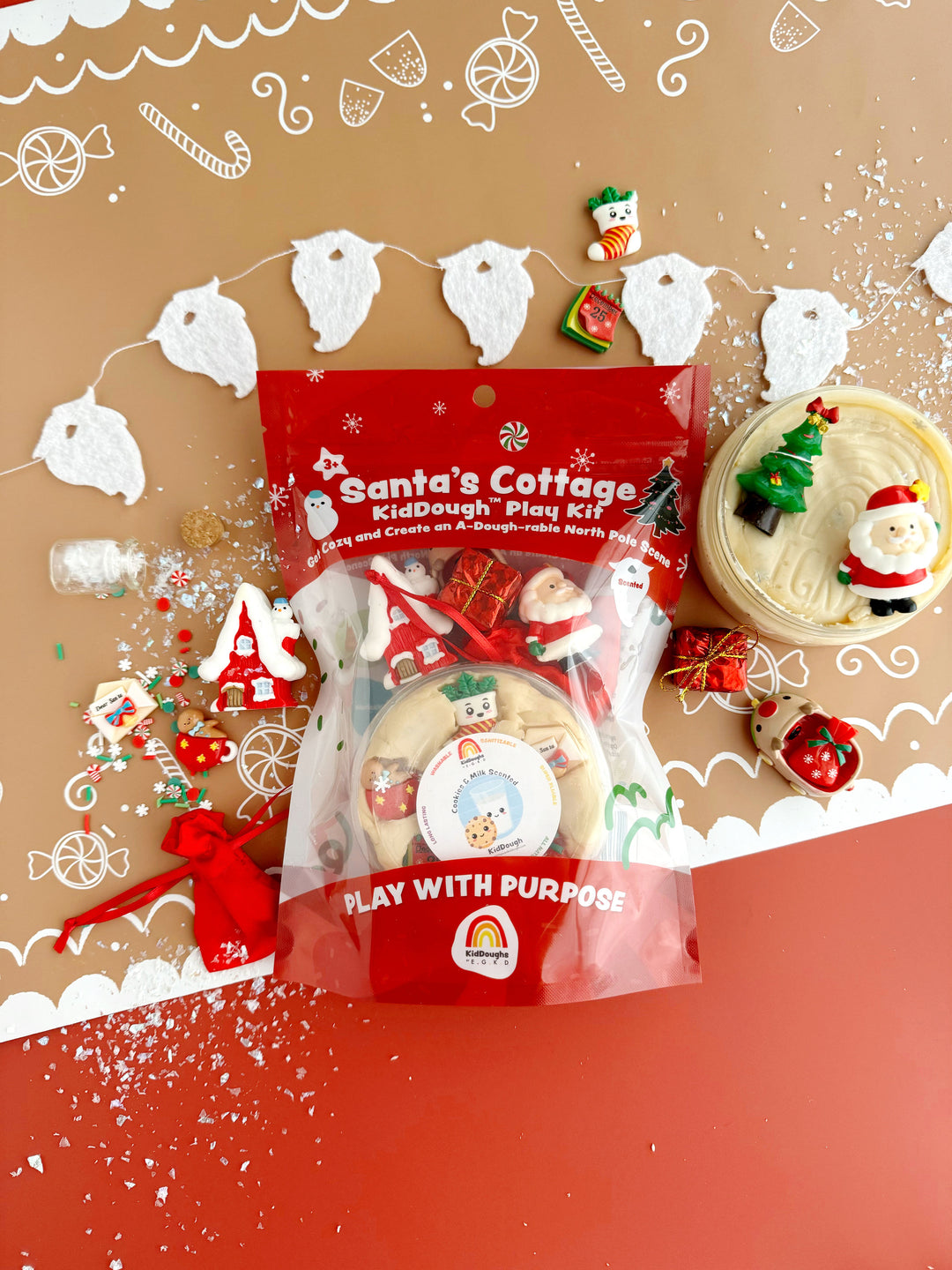 Santa's Cottage KidDough Play Kit | Earth Grown KidDough