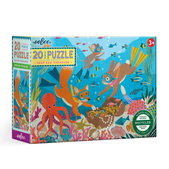 Deep Sea Treasure 20 Piece Puzzle | eeBoo