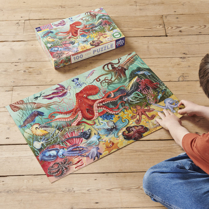 Love of Octopuses & Friends 100 Puzzle | eeBoo