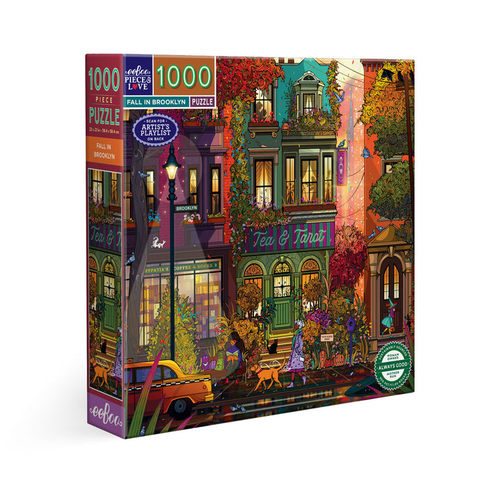 Fall in Brooklyn 1000 Sq Puzzle | eeBoo