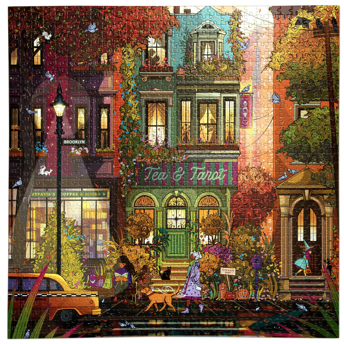 Fall in Brooklyn 1000 Pc Puzzle | eeBoo