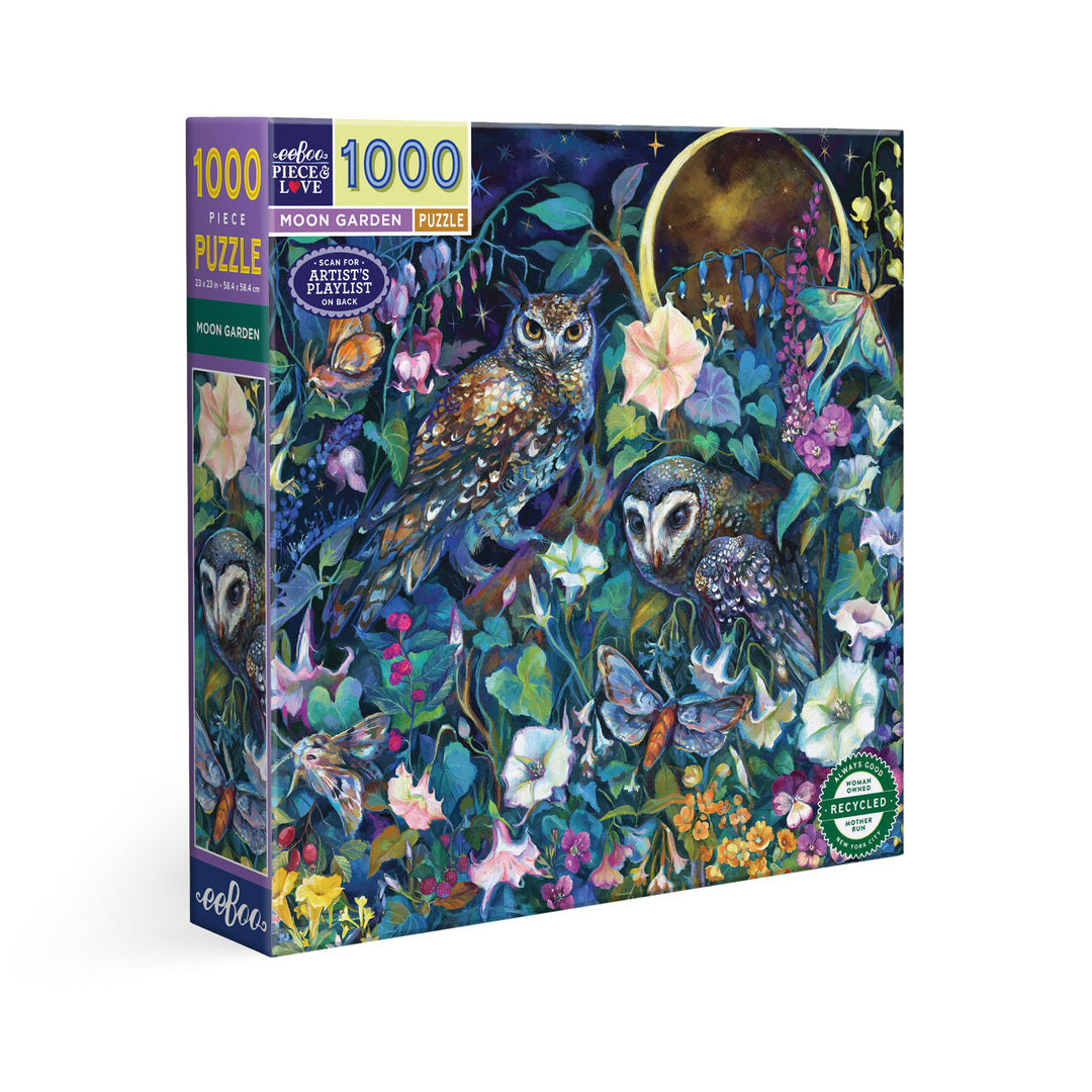 Moon Garden 1000 Sq Puzzle | eeBoo