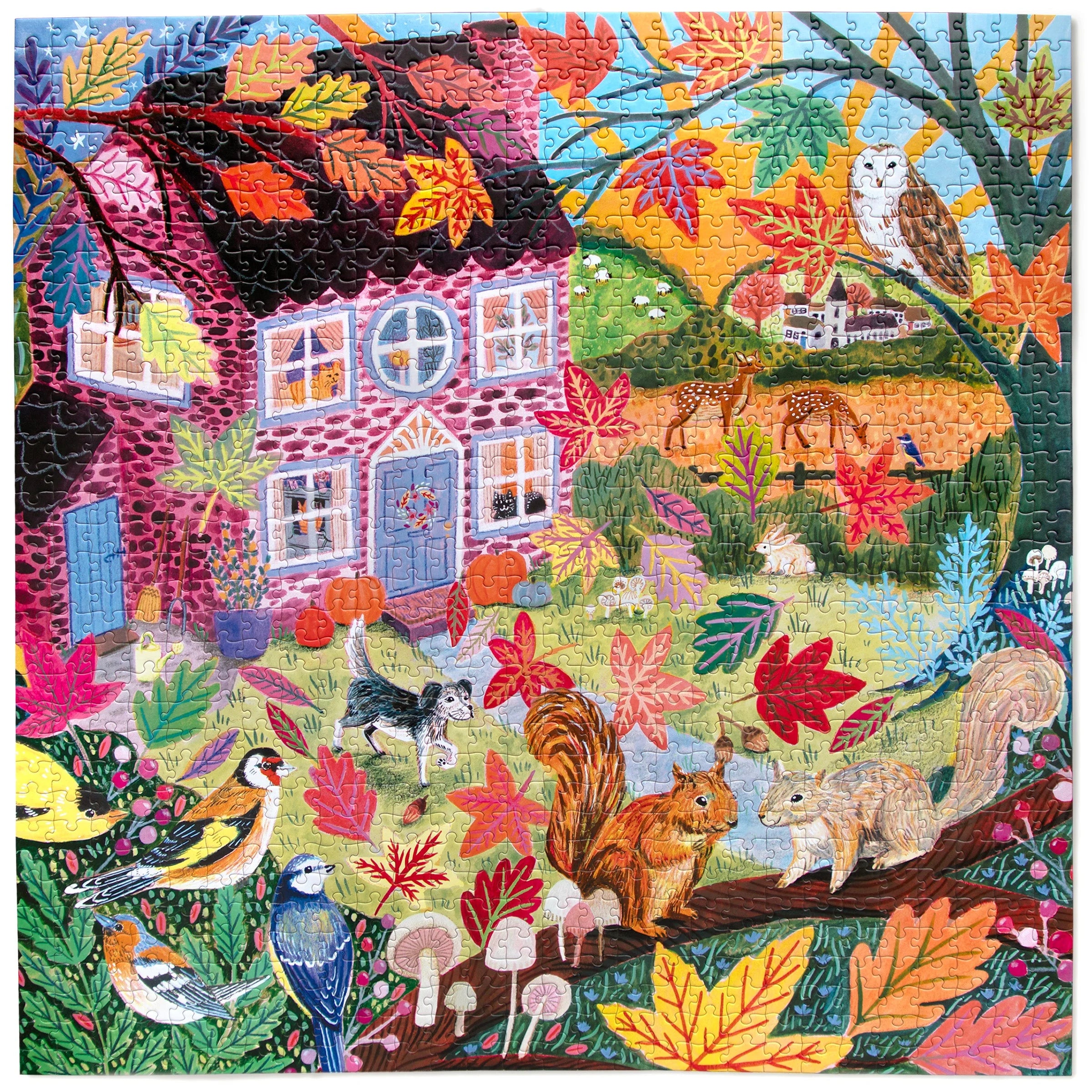 Autumn Cottage 1000 Pc | eeBoo