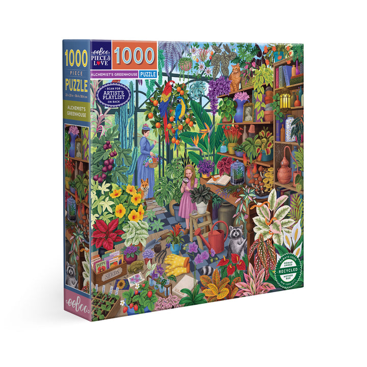Alchemist's Greenhouse 1000 Sq Puzzle | eeBoo