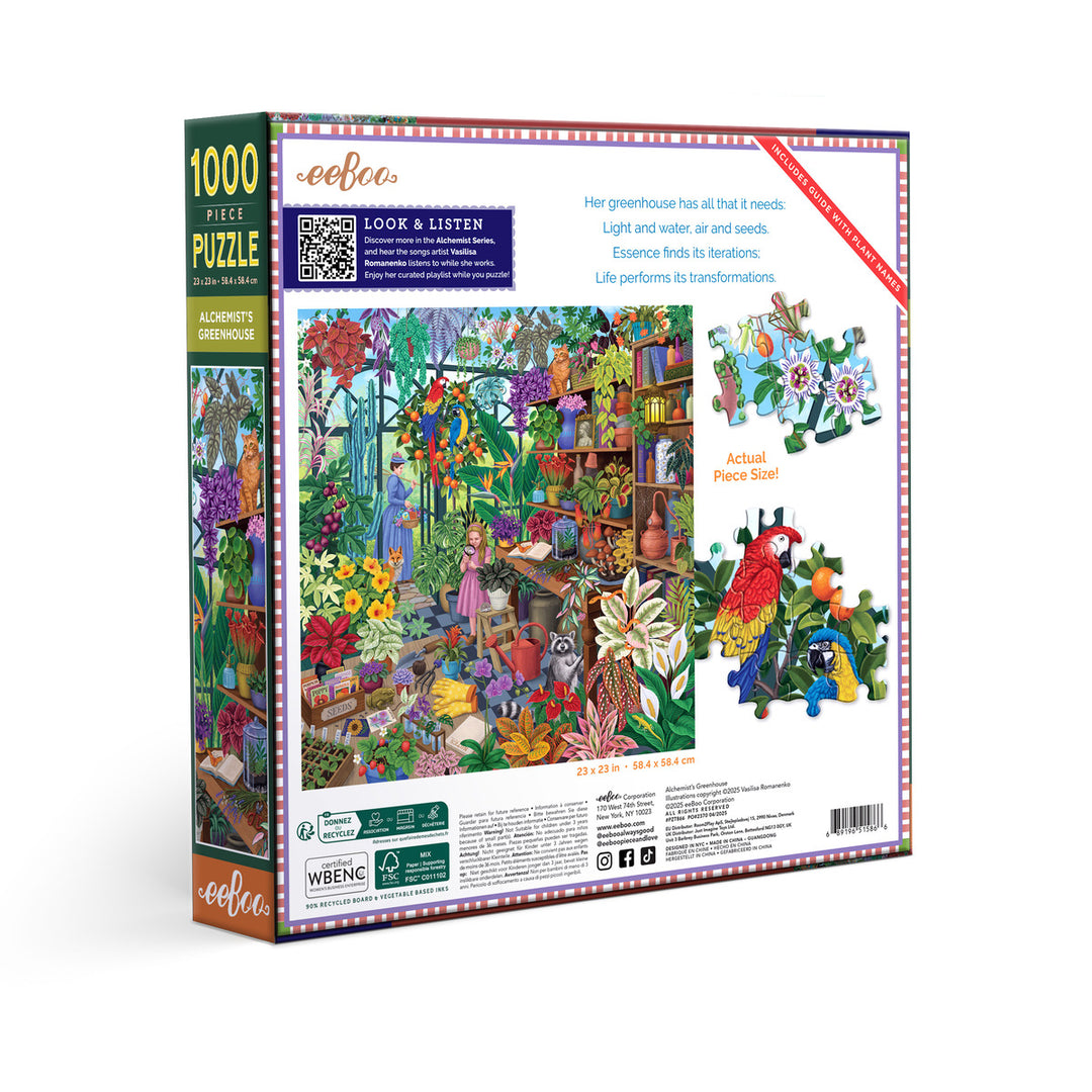 Alchemist's Greenhouse 1000 Sq Puzzle | eeBoo