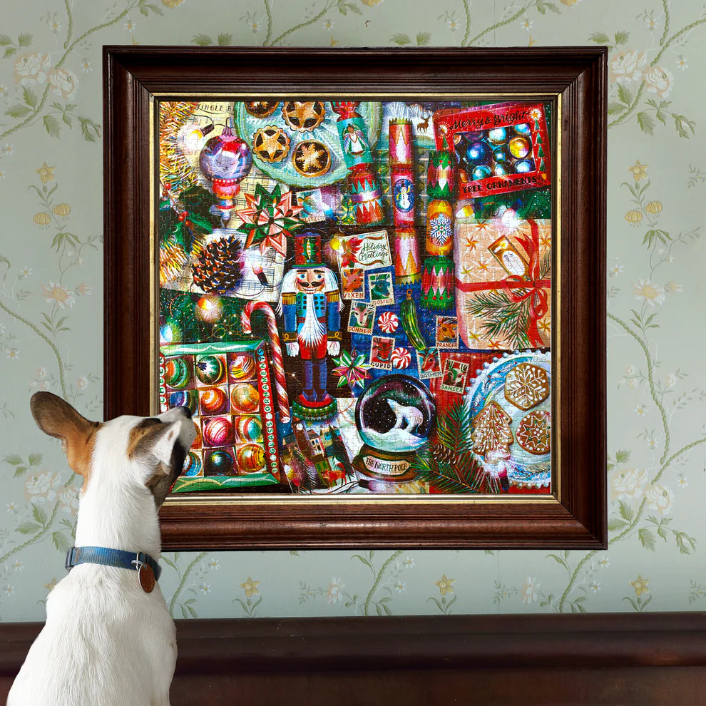 Christmas Decorations 1000 Piece Puzzle | eeBoo