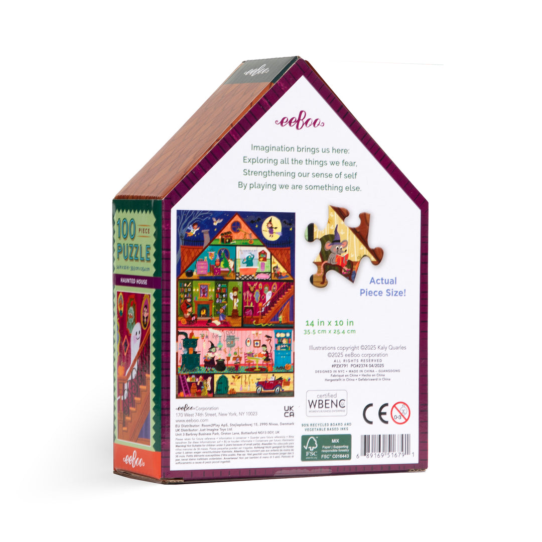 Haunted House 100 Pc Puzzle | eeBoo