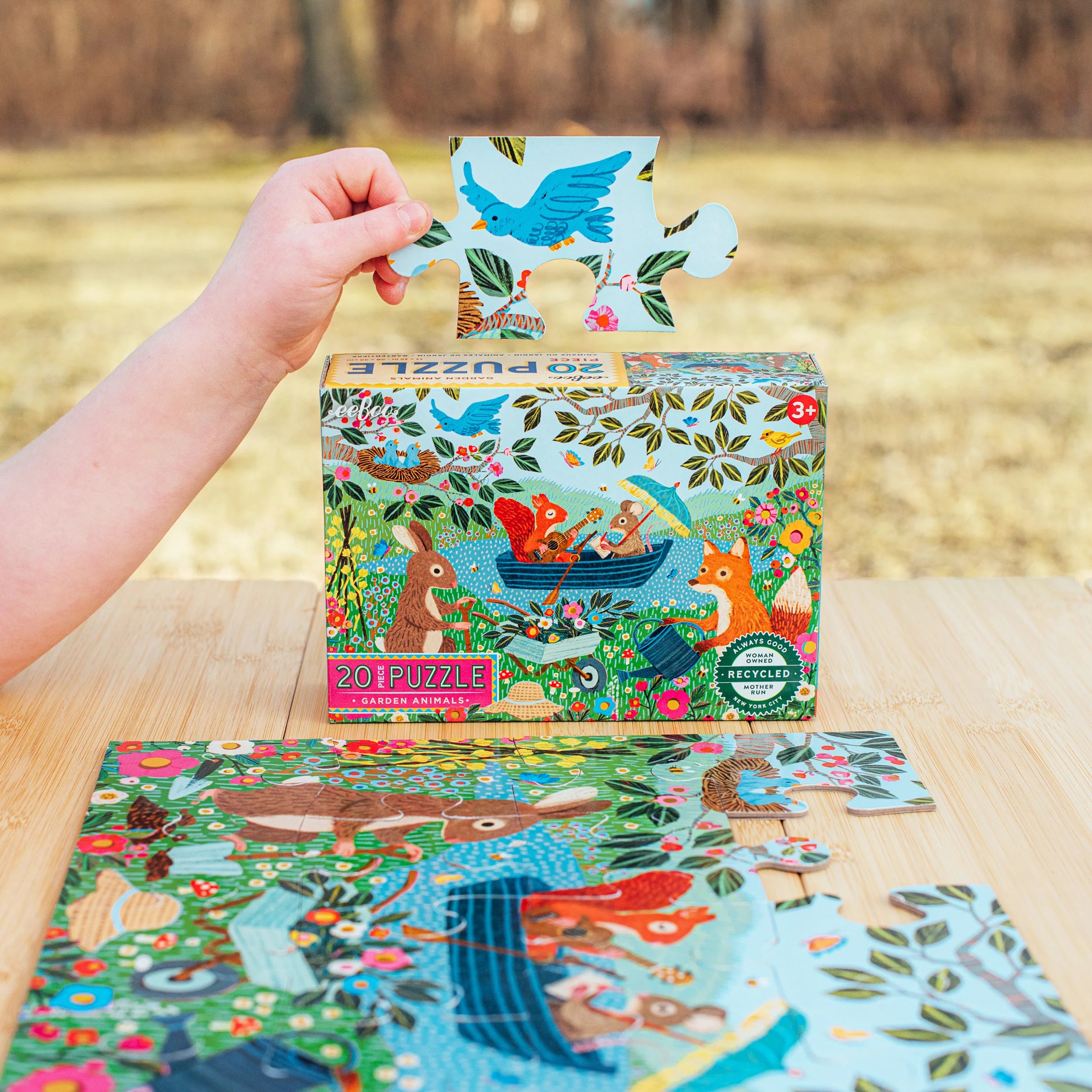 Garden Animals 20 Piece Puzzle | eeBoo