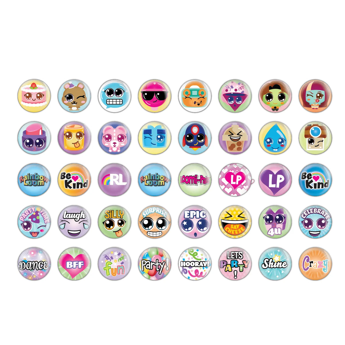 Loomi-Pals® Charm Bracelet Kit - Party | Rainbow Loom