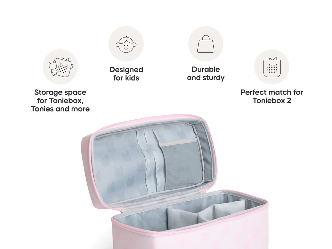 Toniebox Play Carrying Case - Pink | Tonies
