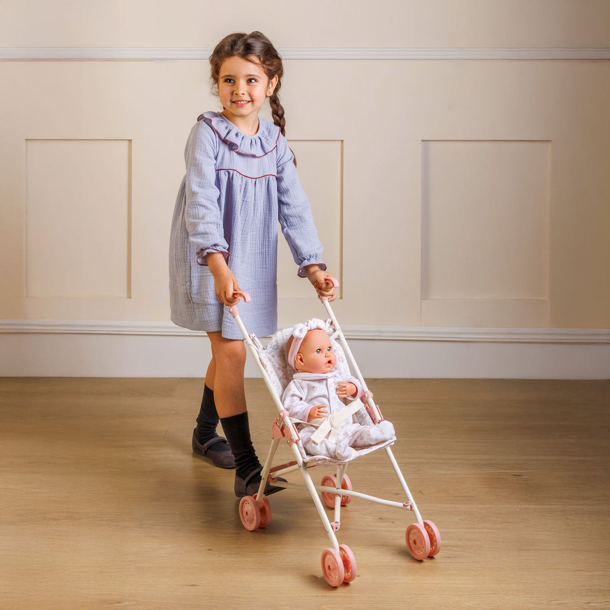Bonbebé Doll Umbrella Stroller - Pink Collection | JC Toys - LOCAL PICKUP ONLY
