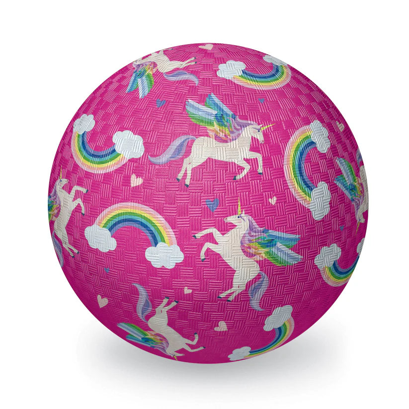 7" Playground Ball - Unicorn Rainbow | Crocodile Creek
