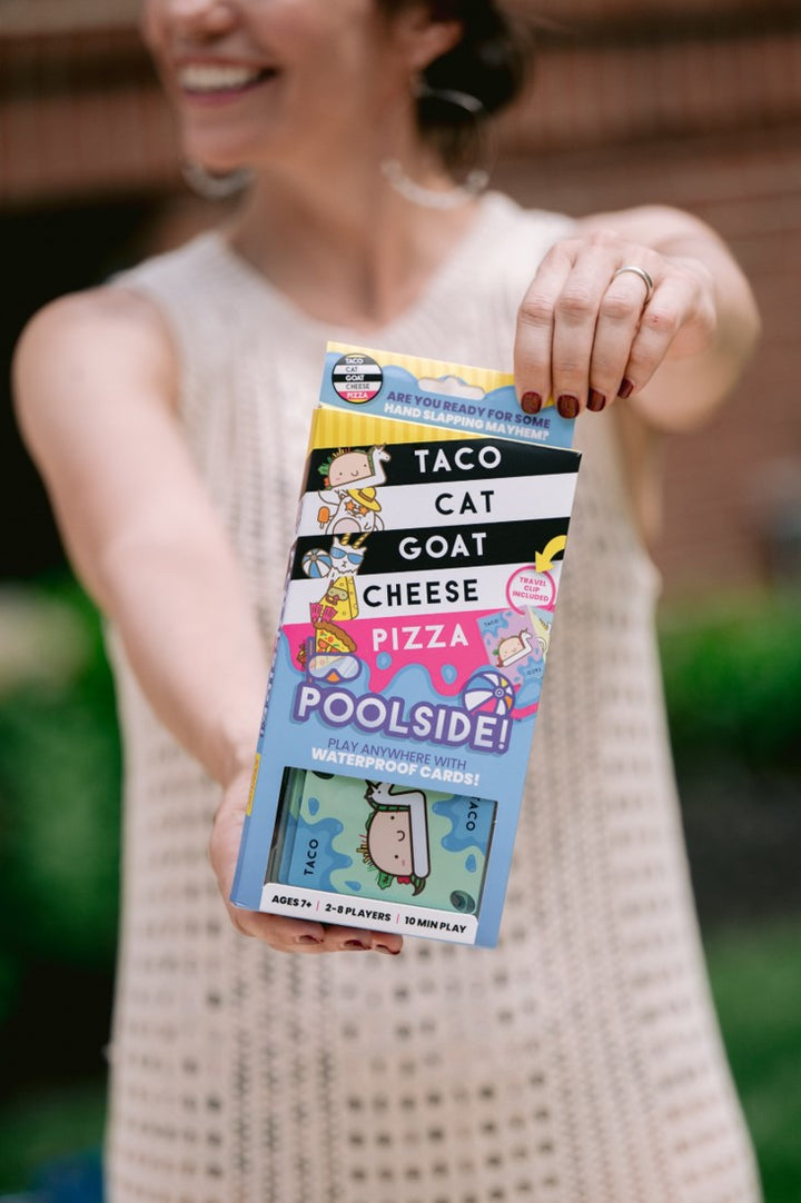 Taco Cat Goat Cheese Pizza - Poolside Edition | Dolphin Hat Games