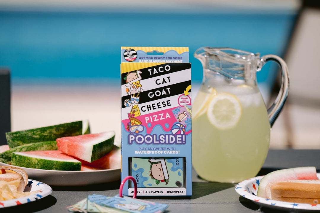 Taco Cat Goat Cheese Pizza - Poolside Edition | Dolphin Hat Games