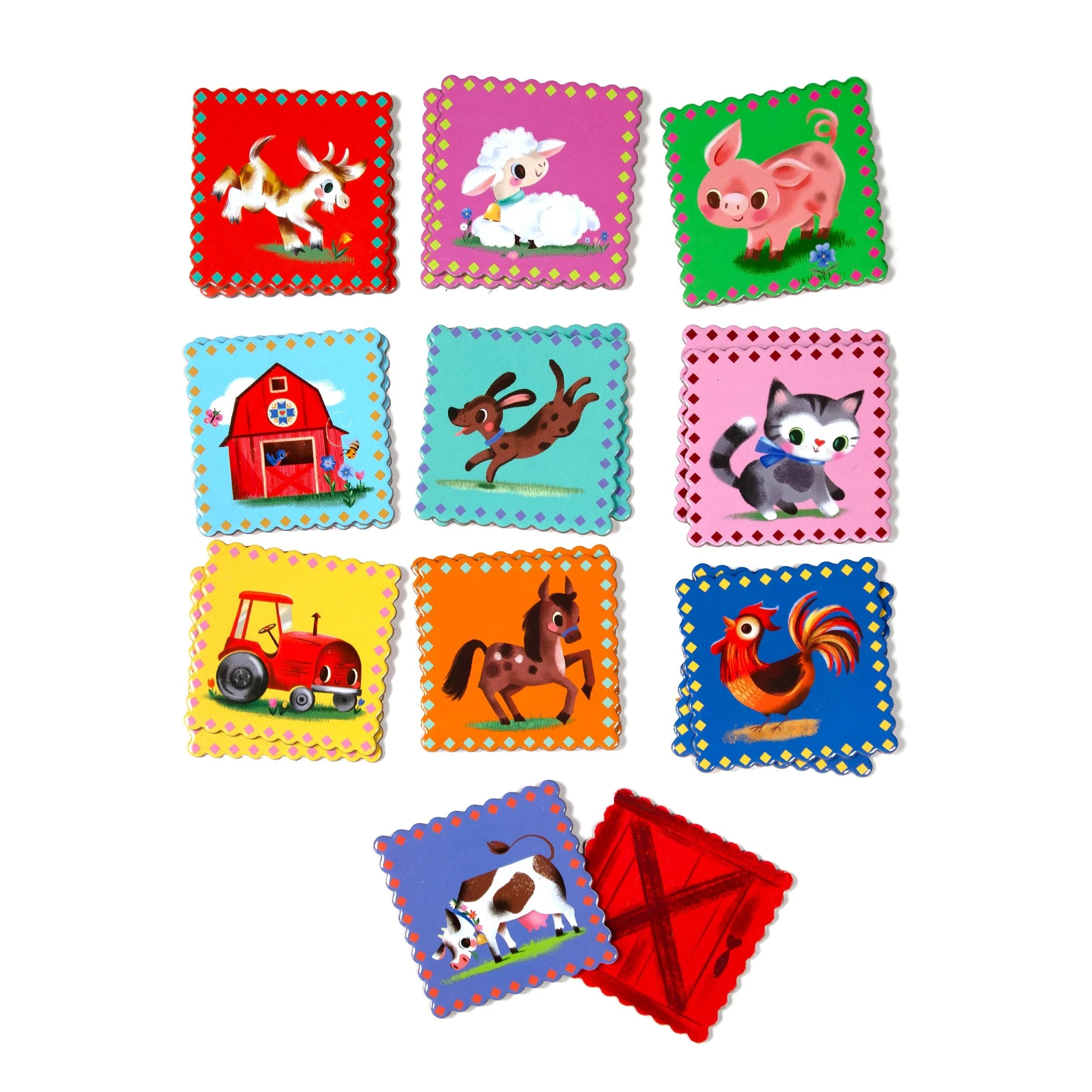 Pre-School Little Farm Matching Game | eeBoo