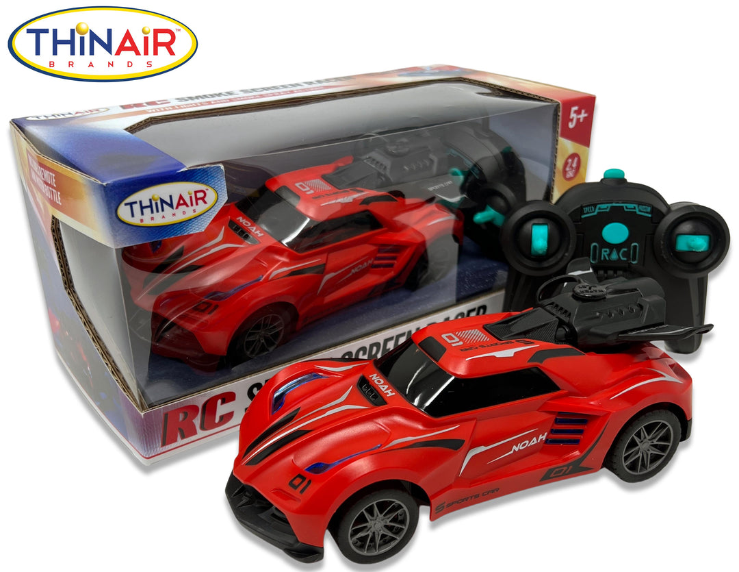 RC Smoke Screen Racer - Red | Thin Air Brands