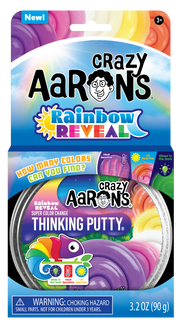 Rainbow Reveal - Full Size 4" Thinking Putty Tin | Crazy Aarons