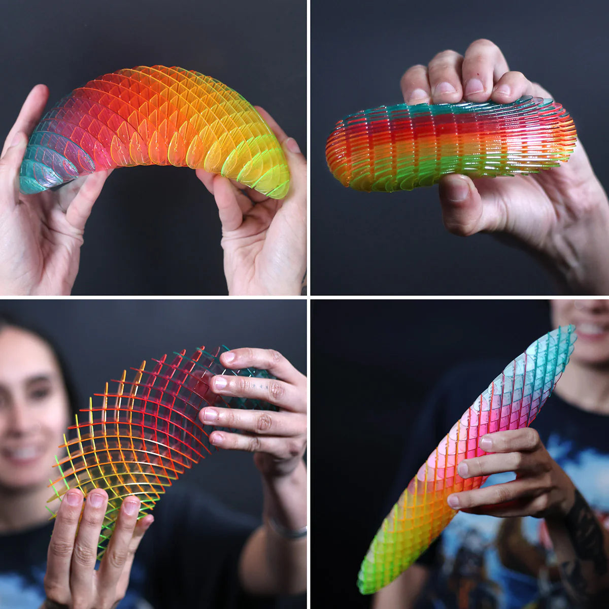 Morf Fidget Worm Rainbow Big | Humango
