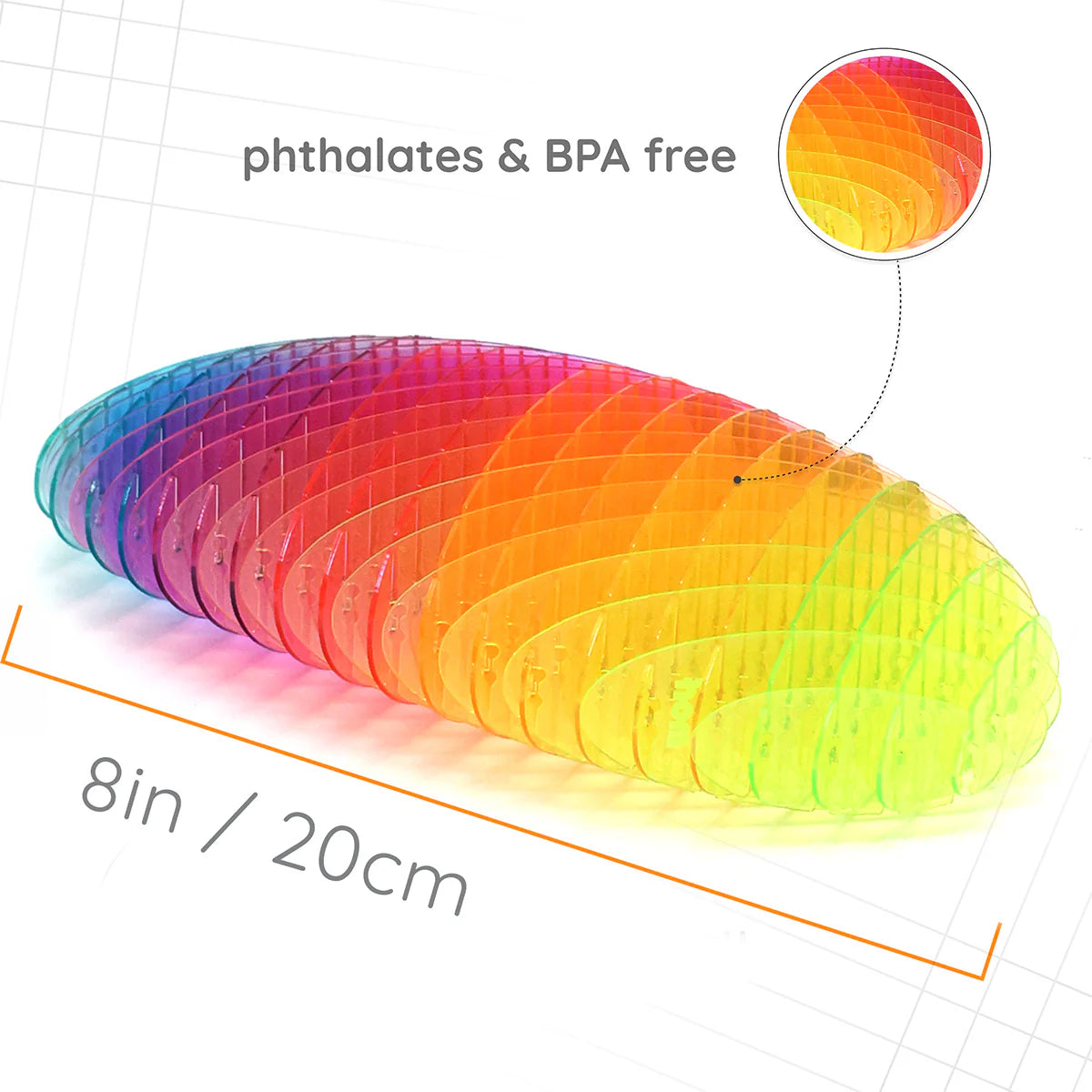 Morf Fidget Worm Rainbow Big | Humango