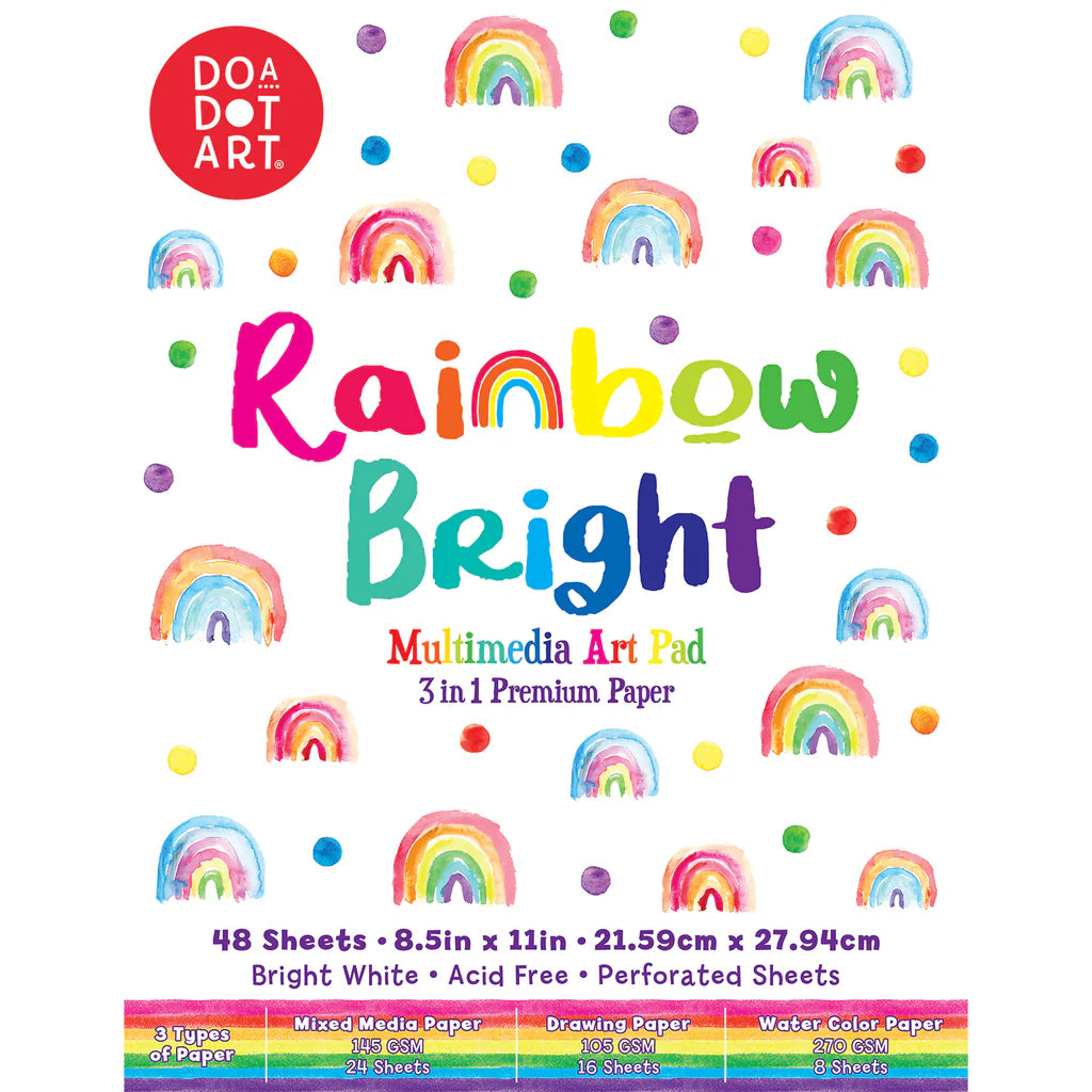 Rainbow Bright Multimedia Art Pad | Do A Dot