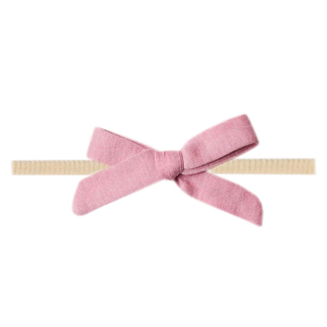 Darling Ribbon Nylon Bow | Copper Pearl