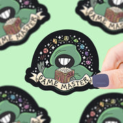 Game Master Mage Casting Dice Vinyl Sticker | Turtle's Soup