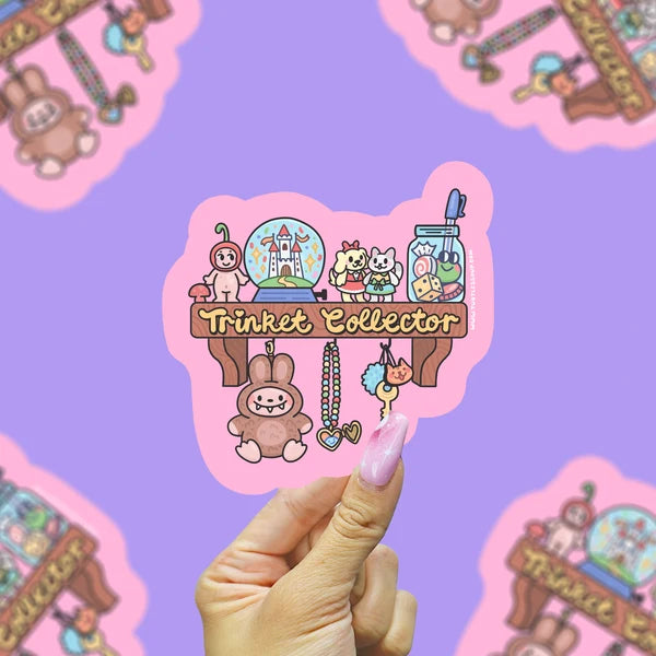 Trinket Collector Shelf Vinyl Sticker | Turtle's Soup