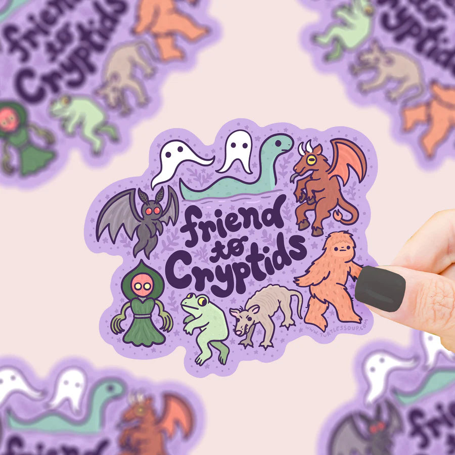 Friend to Cryptids Vinyl Sticker | Turtle's Soup