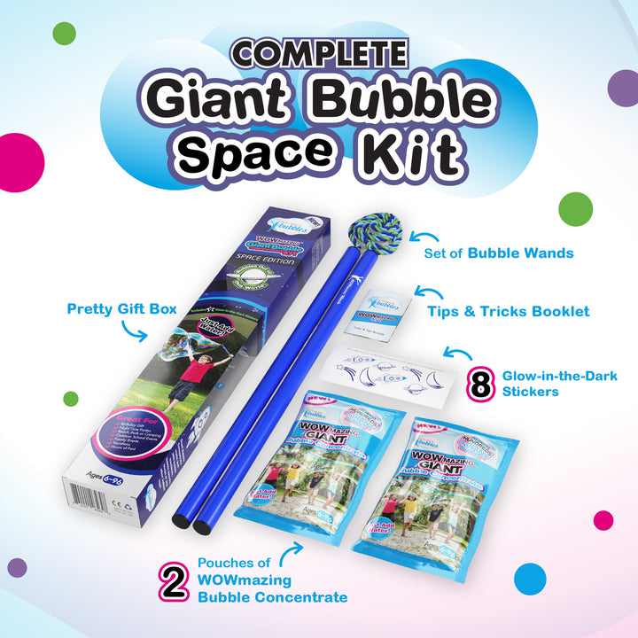 WOWmazing Giant Bubble Space Kit | South Beach Bubbles