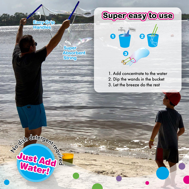 WOWmazing Giant Bubble Space Kit | South Beach Bubbles
