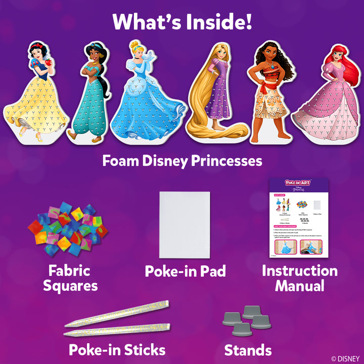 Poke In Art Disney Princesses | Skillmatics